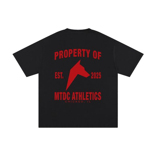 MTDC Essentials Black/Red Pump Cover Unisex T-shirt