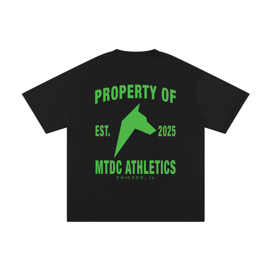 MTDC Essentials Black/Volt Pump Cover Unisex T-shirt